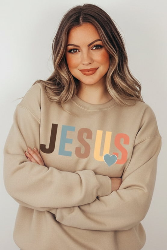 Jesus Sweatshirt (Multiple Colors)